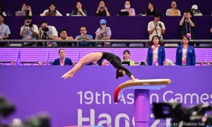 Гимнаст Дарья Ясинская Азия чемпионатының екі бірдей финалына жолдама алды