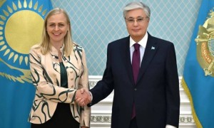 Мемлекет басшысы ЕҚЫҰ-ның іс басындағы төрағасы Элина Валтоненді қабылдады