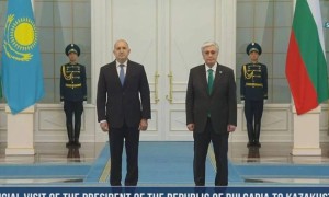 Қасым-Жомарт Тоқаев Болгария Президентін қарсы алды