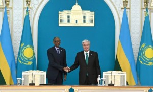 Қасым-Жомарт Тоқаев пен Поль Кагаме Бірлескен мәлімдеме қабылдады