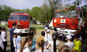 Елордалық оқушыларға төтенше жағдай кезінде не істеу керектігі түсіндірілді