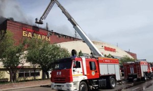 Елордада базар өртеніп жатыр