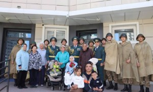 Ұландықтар Президент атынан ардагерлерге медальдар табыстады