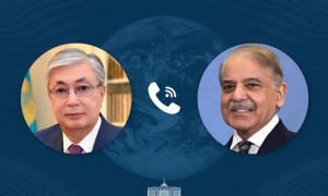 Мемлекет басшысы Шахбаз Шарифпен телефон арқылы сөйлесті