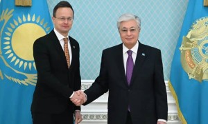 Мемлекет басшысы Мажарстанның Сыртқы істер министрін қабылдады