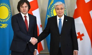Мемлекет басшысы Грузия Премьер-министрі Ираклий Кобахидземен келіссөз жүргізді