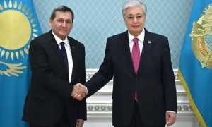 Президент Астанаға ресми сапармен келген Рашид Мередовті қабылдады