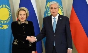 Мемлекет басшысы Валентина Матвиенкомен кездесті