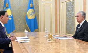 Президент Жамбыл облысының әкімі Ербол Қарашөкеевті қабылдады