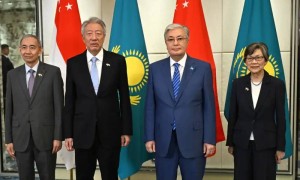 ҚР Президенті Сингапурдың Ұлттық қауіпсіздік жөніндегі үйлестіруші министрі Тео Чи Хинді қабылдады