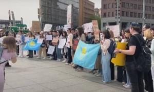 Бишімбаевтың ісіне байланысты Германияда митинг өтті (ВИДЕО)