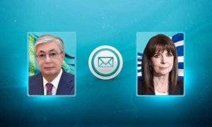 Қасым-Жомарт Тоқаев Грек Республикасының Президентін Тәуелсіздік күнімен құттықтады