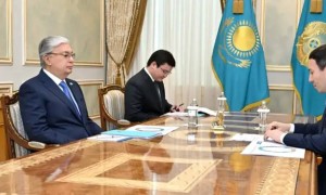 Президент Қасым-Жомарт Тоқаев «Самұрық-Қазына» АҚ басқарма төрағасы Нұрлан Жақыповты қабылдады