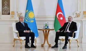 Мемлекет басшысы Әзербайжан Президентімен келіссөз жүргізді
