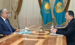 Президент әл-Фараби атындағы ҚазҰУ-дың ректоры Жансейіт Түймебаевты қабылдады