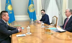Мемлекет басшысы Ұлттық құрылтай мүшесі Талғат Қалиевті қабылдады