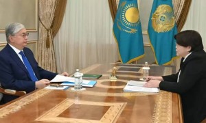 Мемлекет басшысы Конституциялық Сот төрағасын қабылдады