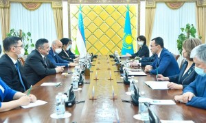 Мәулен Әшімбаев Өзбекстан Олий Мажлисінің Заң шығару палатасының Төрағасымен кездесті