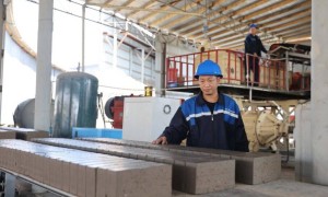 Жамбыл облысында жылына 36 млн дана кірпіш шығаратын жаңа зауыт іске қосылды
