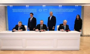 Президенттер үш елдің энергетикалық жүйесін интеграциялауға байланысты келісімге қол қойды