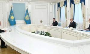 Мемлекет басшысы Франция елшісі Сильван Гиогені қабылдады