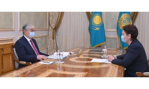Мемлекет басшысы Қызылорда облысының әкімі Гүлшара Әбдіхалықованы қабылдады