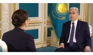 Ертең Мемлекет басшысының сұхбаты Ұлттық арнадан көрсетіледі