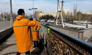 Астанада көктемгі жалпы тазалық жұмысы жүріп жатыр