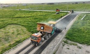 Қордай ауданына қарасты бірнеше ауылдың жолдары жөнделіп жатыр