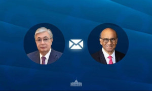 Мемлекет басшысы Сингапур Президентіне құттықтау жеделхатын жолдады