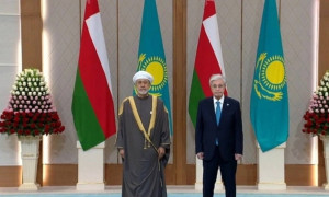 Қасым-Жомарт Тоқаев Тәуелсіздік сарайында Оман Сұлтанын қарсы алды