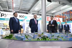 Мемлекет басшысы Шымкенттегі сауда-логистика орталығына барды