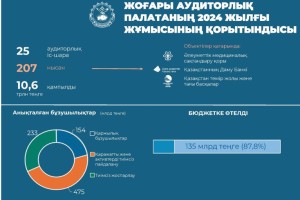 Сапалы аудит – даму жолындағы сенімді іргетас: ҚР Жоғары аудиторлық палатасының 2024 жылғы жұмысының қорытындылары