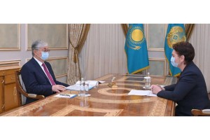 Мемлекет басшысы Қызылорда облысының әкімі Гүлшара Әбдіхалықованы қабылдады