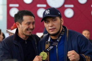 Бокстан әлем чемпионатының жеңімпаздары мен жүлдегерлері елге оралды (ВИДЕО)