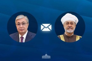 Президент Оман Сұлтанына құттықтау жеделхатын жолдады