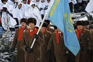 Қысқы Олимпия ойындарында ту ұстап шыққан қазақ спортшылары