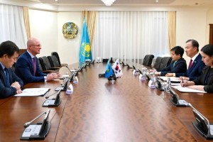 Роман Скляр Корея Республикасының Қазақстандағы Елшісі Чжо Тэ-икпен кездесті