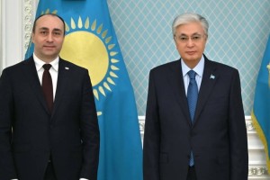 Президент Грузияның Ішкі істер министрі Гела Геладзені қабылдады