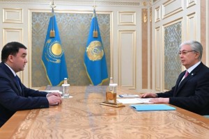 Мемлекет басшысы Түркістан облысының әкімі Нұралхан Көшеровті қабылдады