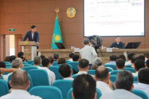 Түркістан: Сарыағаш ауданының инфрақұрылымын дамыту жолдары қаралды