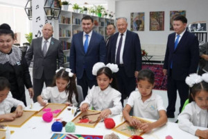 Түркістанда Ыбырай Алтынсарин атындағы балалар кітапханасының заманауи ғимараты ашылды