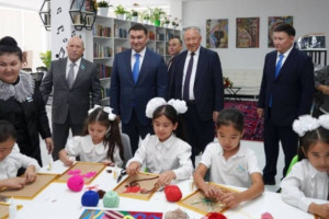Түркістанда Ыбырай Алтынсарин атындағы балалар кітапханасының заманауи ғимараты ашылды