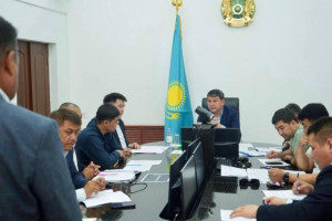 Шардарада көктемгі дала жұмыстары мен су ресурстарын пайдалану мәселелері қаралды