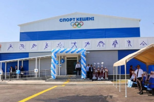 Жамбыл облысында ауыл тұрғындарына жаңа спорт кешені ашылды