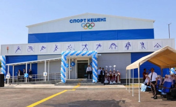 Жамбыл облысында ауыл тұрғындарына жаңа спорт кешені ашылды