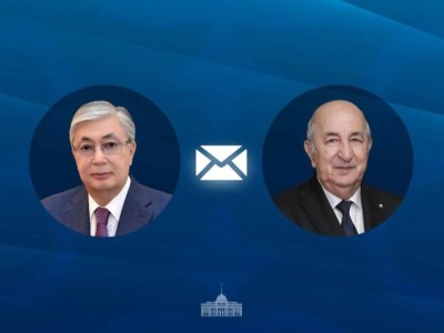 Мемлекет басшысы Алжир Президентіне құттықтау жеделхатын жолдады