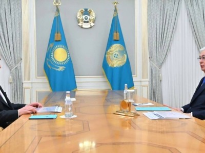 Президент Qazaq Stroy компаниялар тобының құрылтайшысы Нұрлан Артықбаевты қабылдады