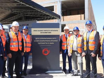 Түркістан: Арыста француздық Alstom компаниясының жаңа сервистік депосы салынуда