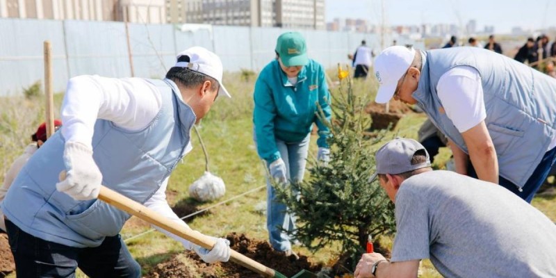 Елорданың коммуналдық қызметтері «Таза Қазақстан» акциясына жаппай қатысты